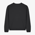 Wendekind Simson läuft immer Crewneck schwarz Rückseite ohne Print – cleaner Unisex Streetwear Sweater