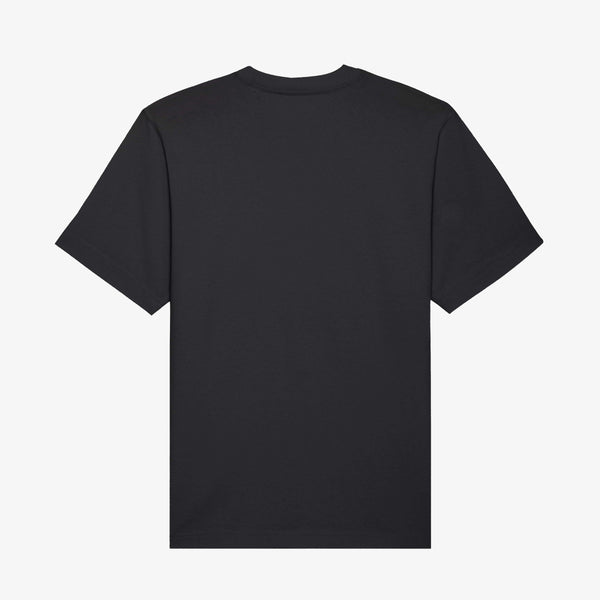 Wendekind Simson läuft immer Shirt schwarz Rückseite ohne Print – modernes Streetwear T-Shirt in schwarz