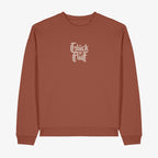 Wendekind Glück Auf Crewneck Braun Vorderseite