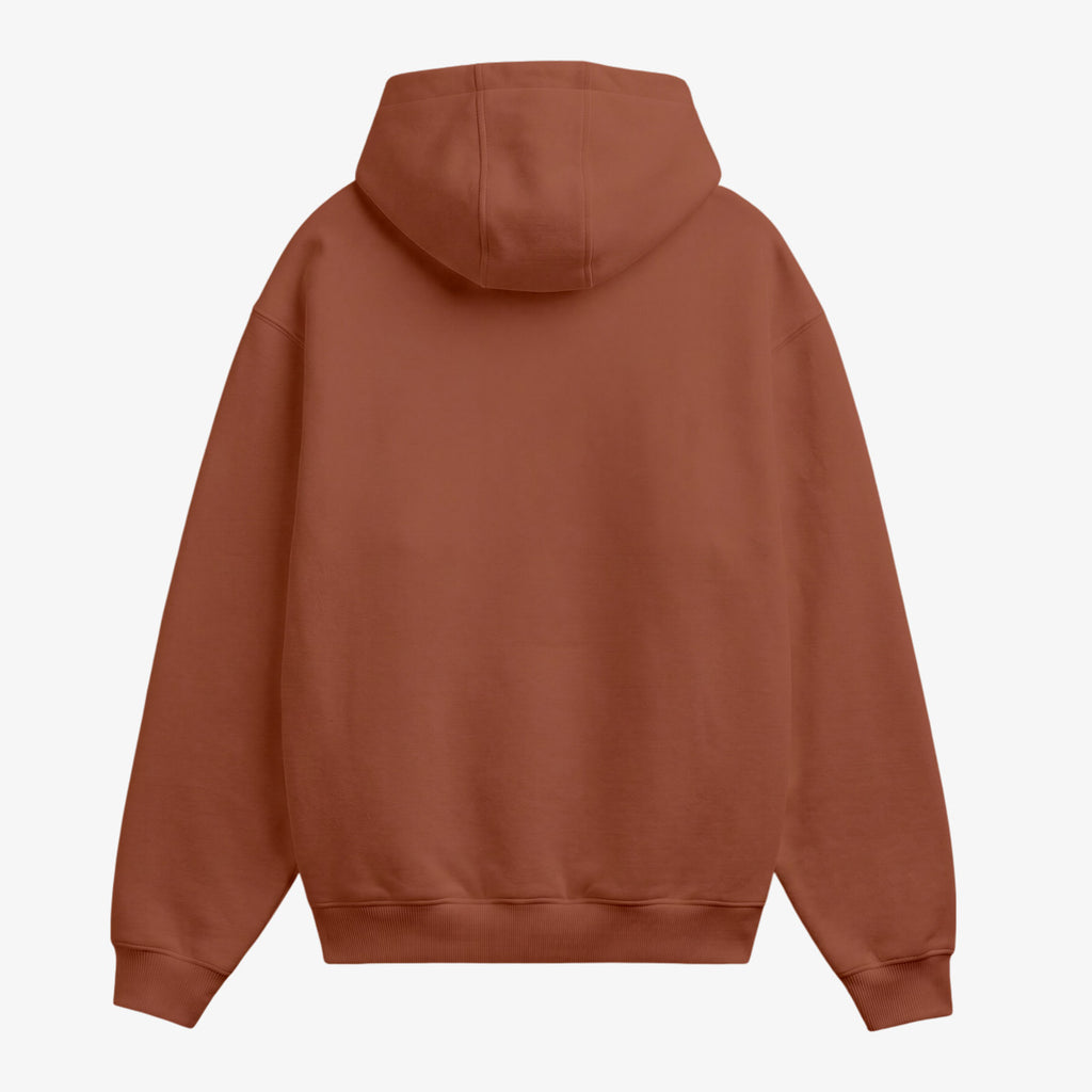 Wendekind Glück Auf Hoodie Braun Rückseite