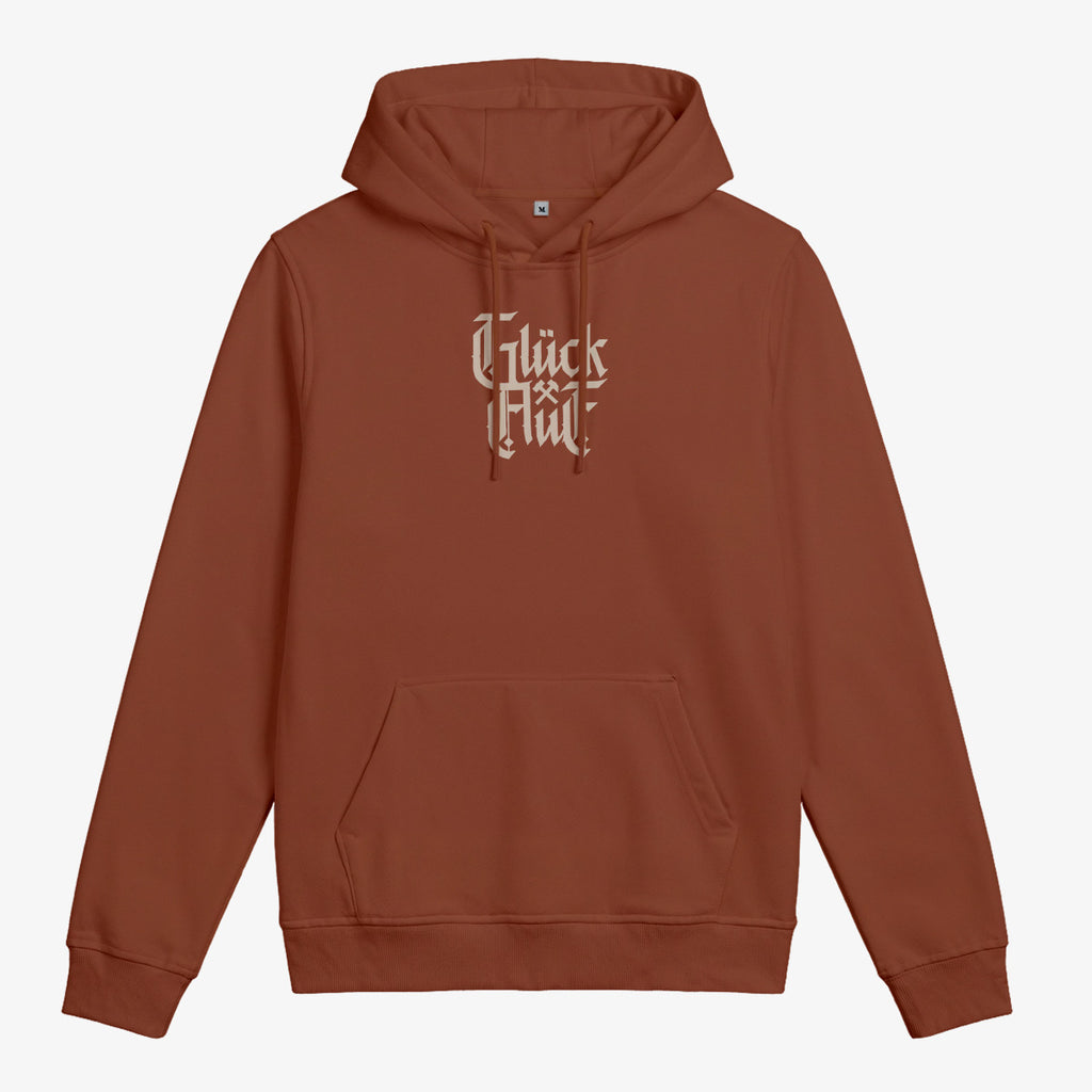 Wendekind Glück Auf Hoodie Braun Vorderseite