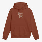 Wendekind Glück Auf Hoodie Braun Vorderseite