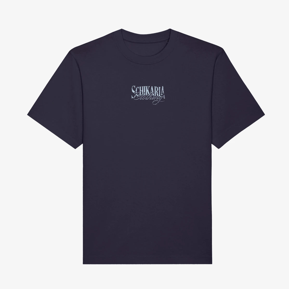 Schikaria 50ccm Schwalbe Shirt navy Vorderseite