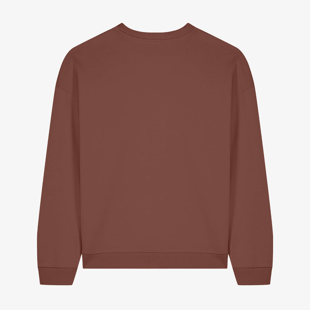 Wendekind DDR1 Crewneck braun Rückseite