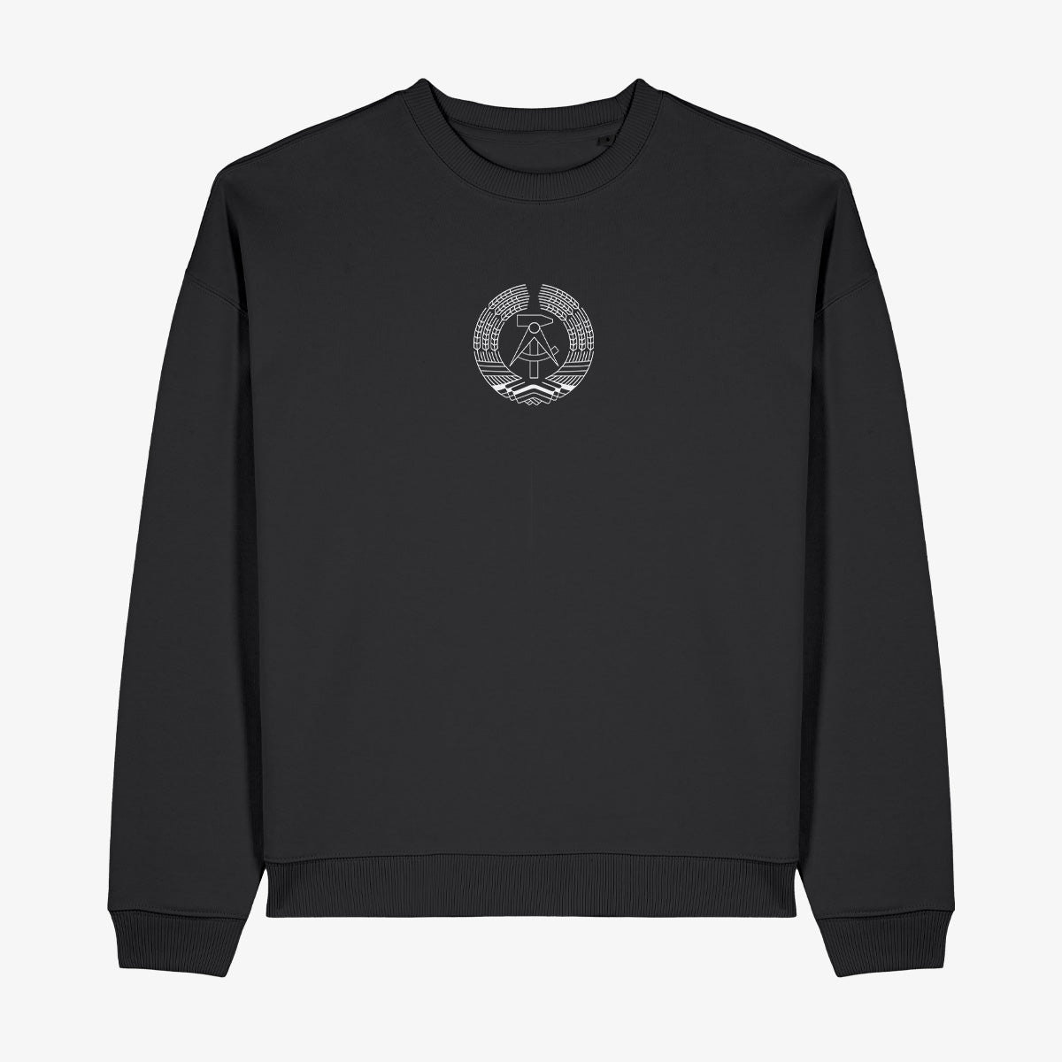 Wendekind DDR1 Crewneck schwarz Vorderseite