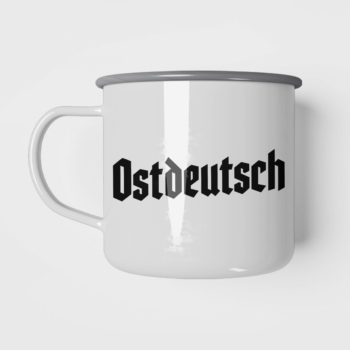Wendekind Emaille Tasse Ostdeutsch Ansicht 1