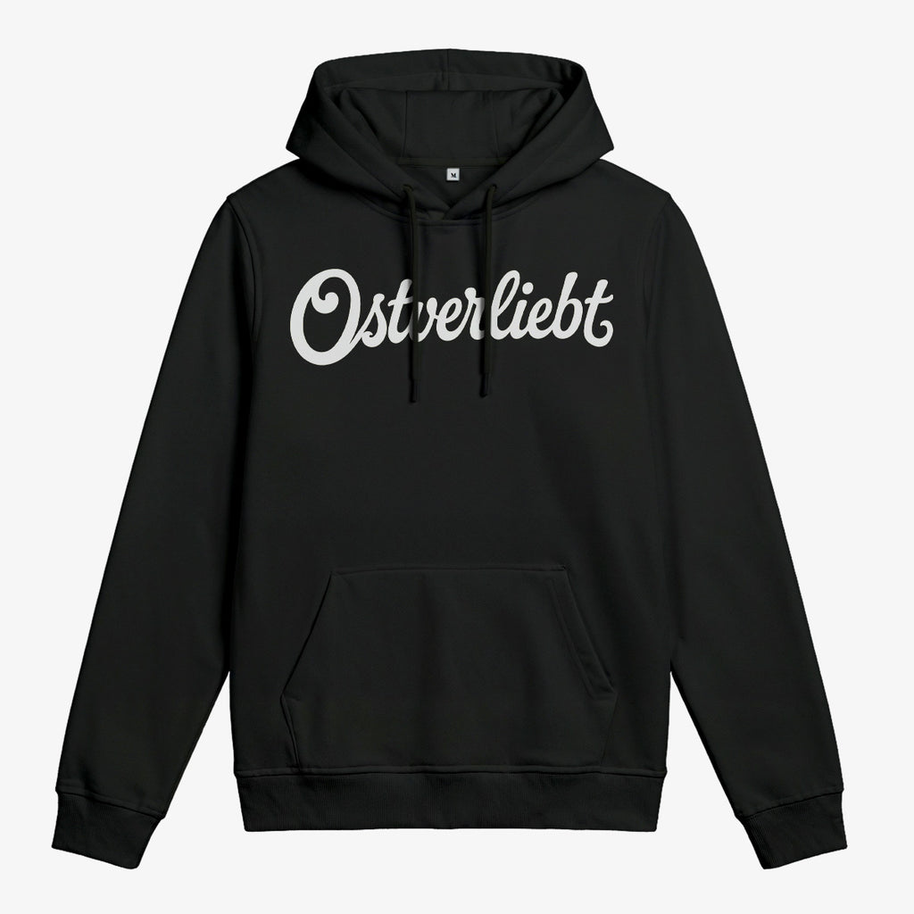 Wendekind Ostverliebt Hoodie black Vorderseite