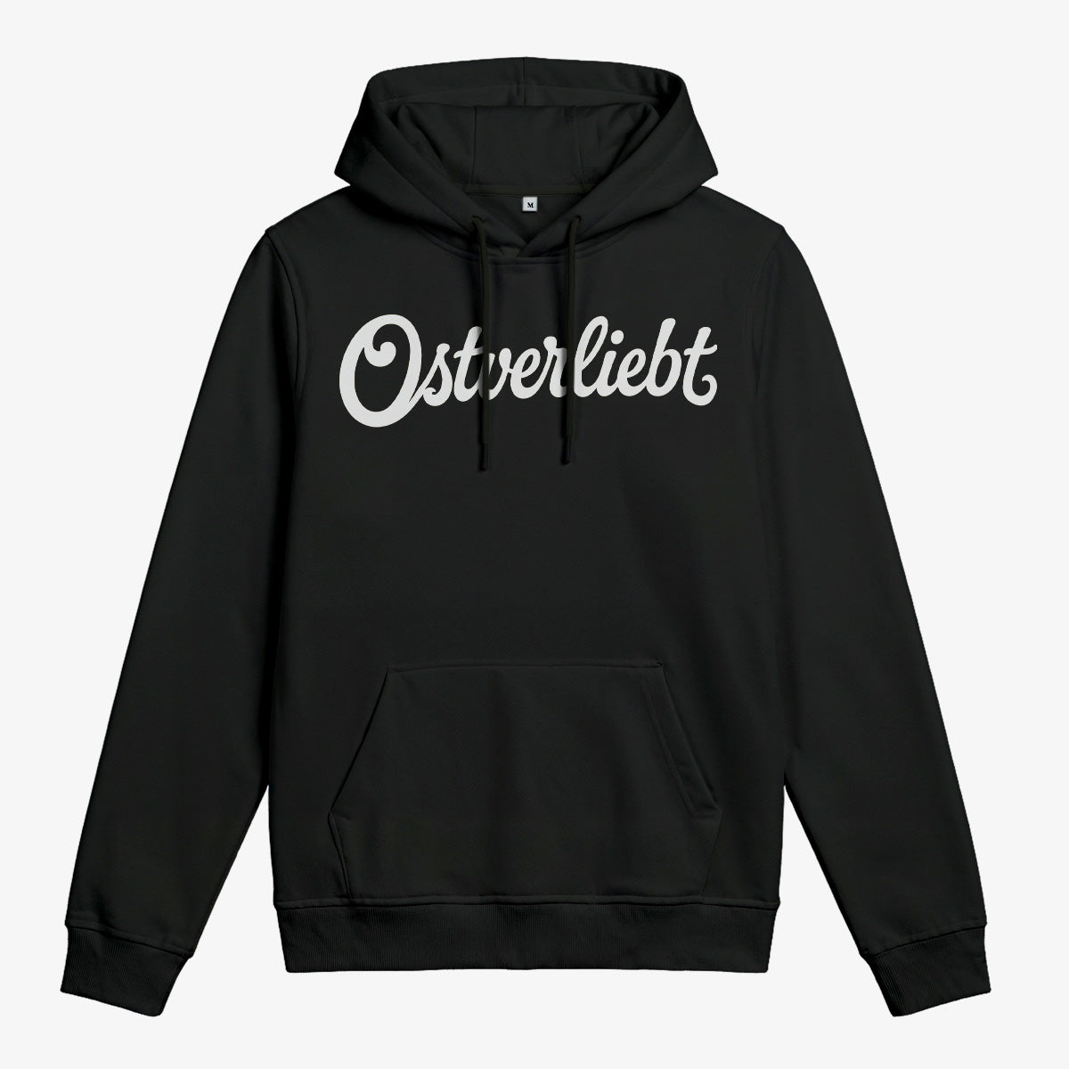 Wendekind Ostverliebt Hoodie black Vorderseite